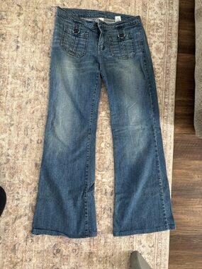 Lucky Brand Women's Medium Blue Flare Jeans